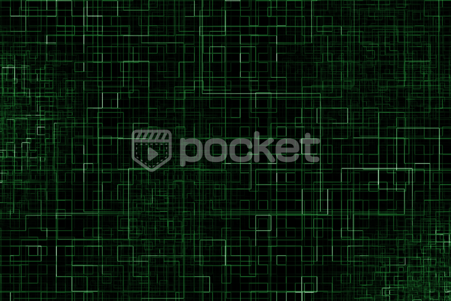 IT関連・マトリックス（緑）背景素材