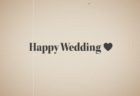 結婚式用無料動画素材ハッピーウエディング レトロ